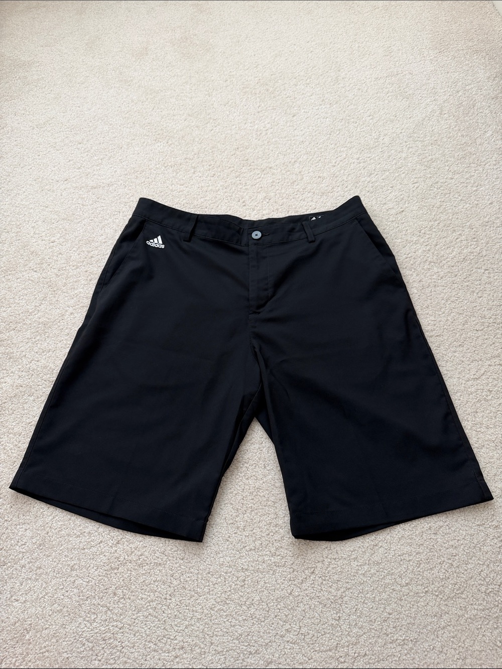 adidas Men’s Black Climalite Golf Shorts - waist 34
